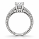 Lab Grown Diamond Engagement Ring 1.16 Carat 14K Yellow Gold Or White Gold IGI Certified Unique Handmade