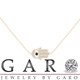 18K Yellow Gold Hamsa Diamond Pendant Necklace 0.32 Carat Handmade Certified