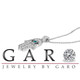 Platinum Diamond Hamsa Pendant Necklace 0.37 Carat Handmade Blue Diamond Eye Certified
