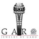 Lab Grown Diamond Halo Engagement Ring 1.73 Carat 14K Black Gold Vintage Style IGI Certified Unique Handmade