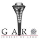 Colorless Lab Grown Diamond Halo Engagement Ring 1.57 Carat 14K Black Gold Vintage Style  IGI Certified Unique Handmade