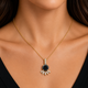 Nature Inspired Black Diamond Blossom Floral
Pendant Necklace Elegant Petal Design 1.40 Carat
14K White Gold Rose Gold or Yellow Gold
Handmade