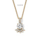 Nature Inspired Diamond Blossom Floral Pendant Necklace Unique Diamond Petal Design 1.21 Carat GIA Certified 14K White Gold Rose Gold or Yellow Gold Handmade 