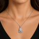 Nature Inspired Lab Grown Diamond Blossom Pendant Necklace Floral Petal Design 1.21 Carat IGI Certified 14K Gold Handmade