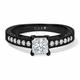Princess Cut Diamond Filigree Engagement Ring 0.65 Carat GIA Certified 14K Black Gold Vintage Style Unique Handmade