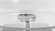 Diamond Curve Wedding Band 14K White Gold 0.18 Carat Handmade Certified