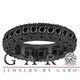 Custom Order 2.90 Carat Platinum Black Diamonds Mens Wedding Band, Eternity Ring 6mm Handmade Vintage Style Unique