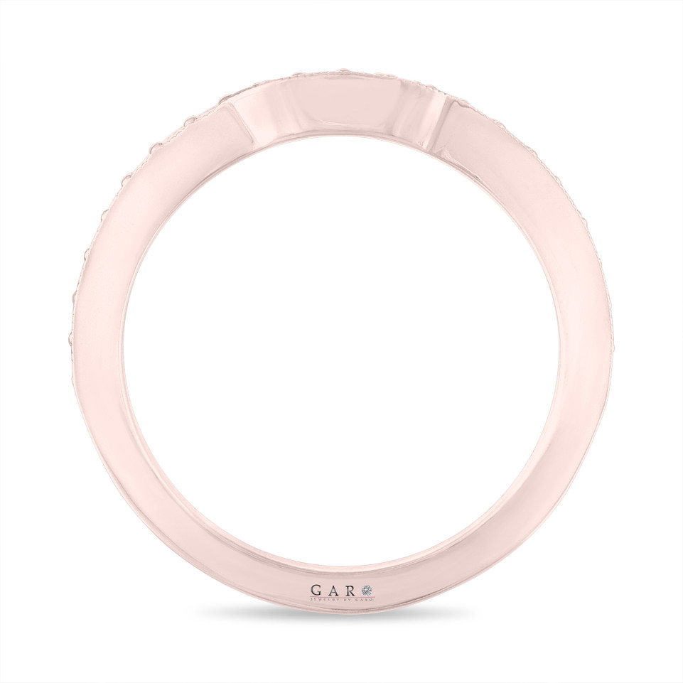 Black Diamond Curve Wedding Band, Unique 14K White Gold, Rose Gold Or Yellow Gold 0.30 Carat Handmade Certified 