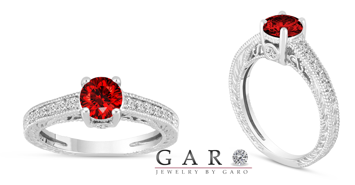 Red Diamond Engagement Rings Red Diamond Engagement Rings