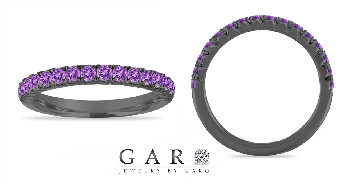 Amethyst Wedding Bands Amethyst Wedding Bands