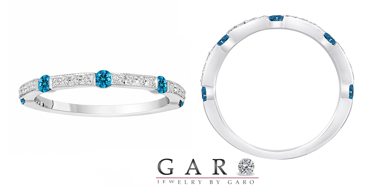 Blue Diamond Wedding Bands Blue Diamond Wedding Bands