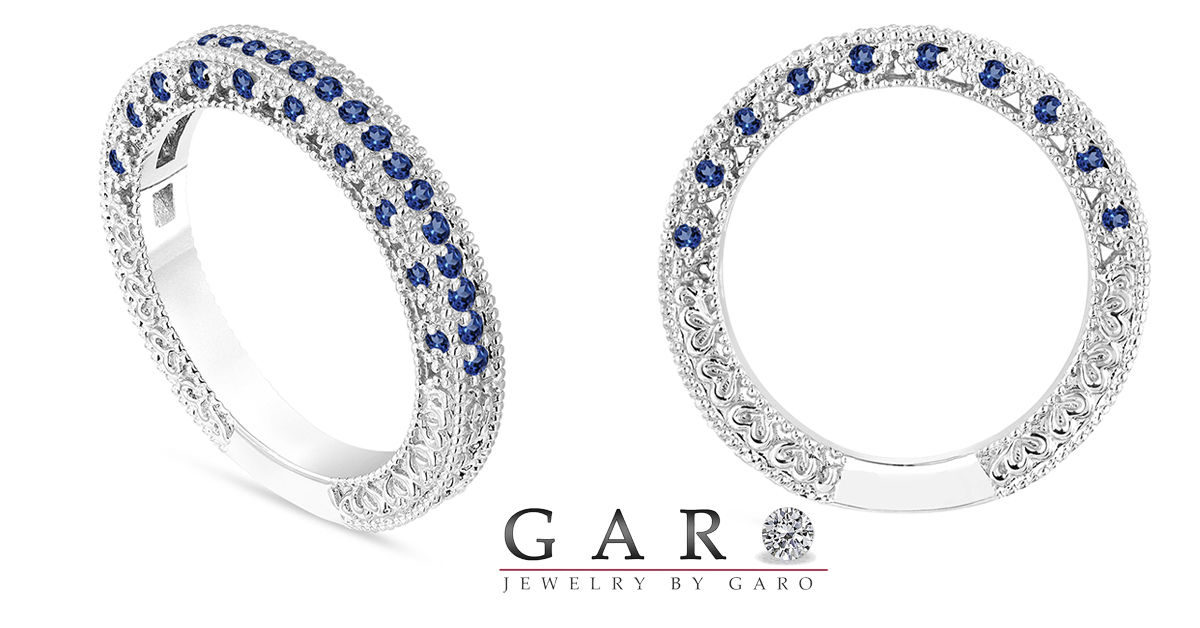 Sapphire Wedding Bands Sapphire Wedding Bands