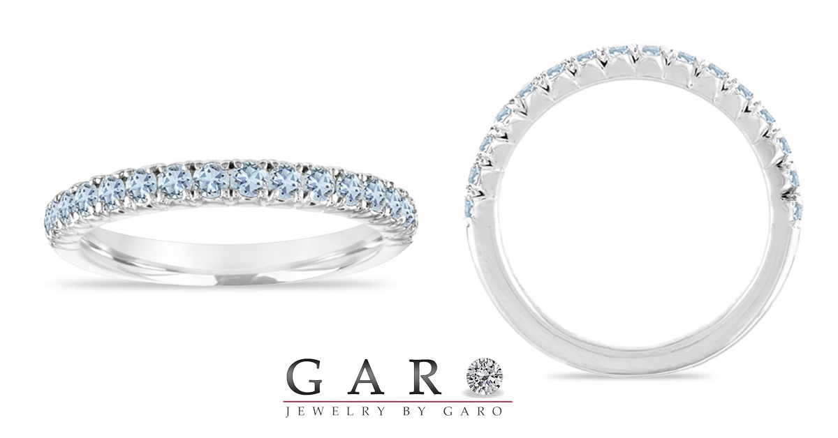 Aquamarine Wedding Bands  Aquamarine Wedding Bands