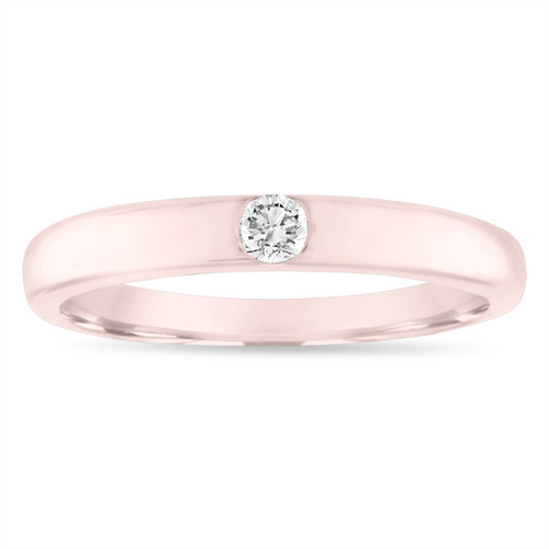 Womens Rose Gold Wedding Rings