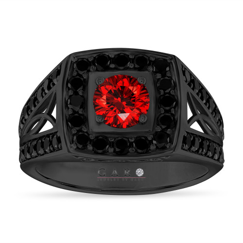 Red mens ring discount