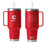 YETI 42 oz Red Mug with Straw Lid and Handle