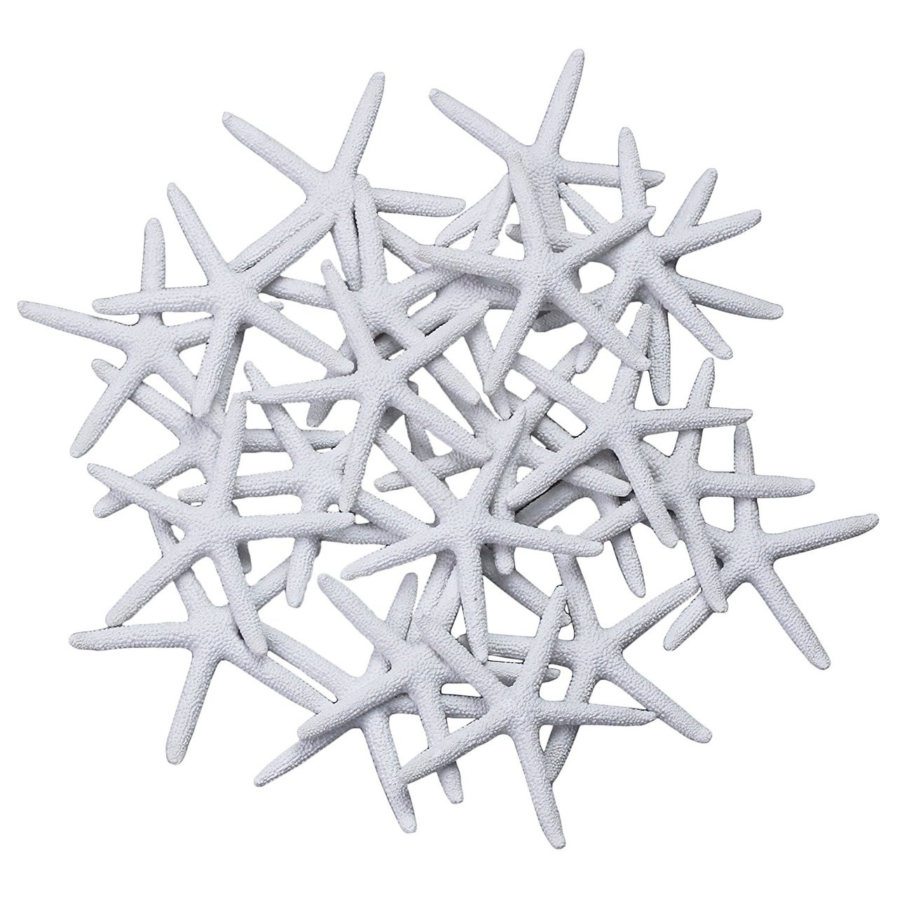 AHIER Light Blue Starfish Decor, Starfish Ornaments, 30 Pieces Small Finger  Resin Starfish for Crafts and Wedding Home Decor