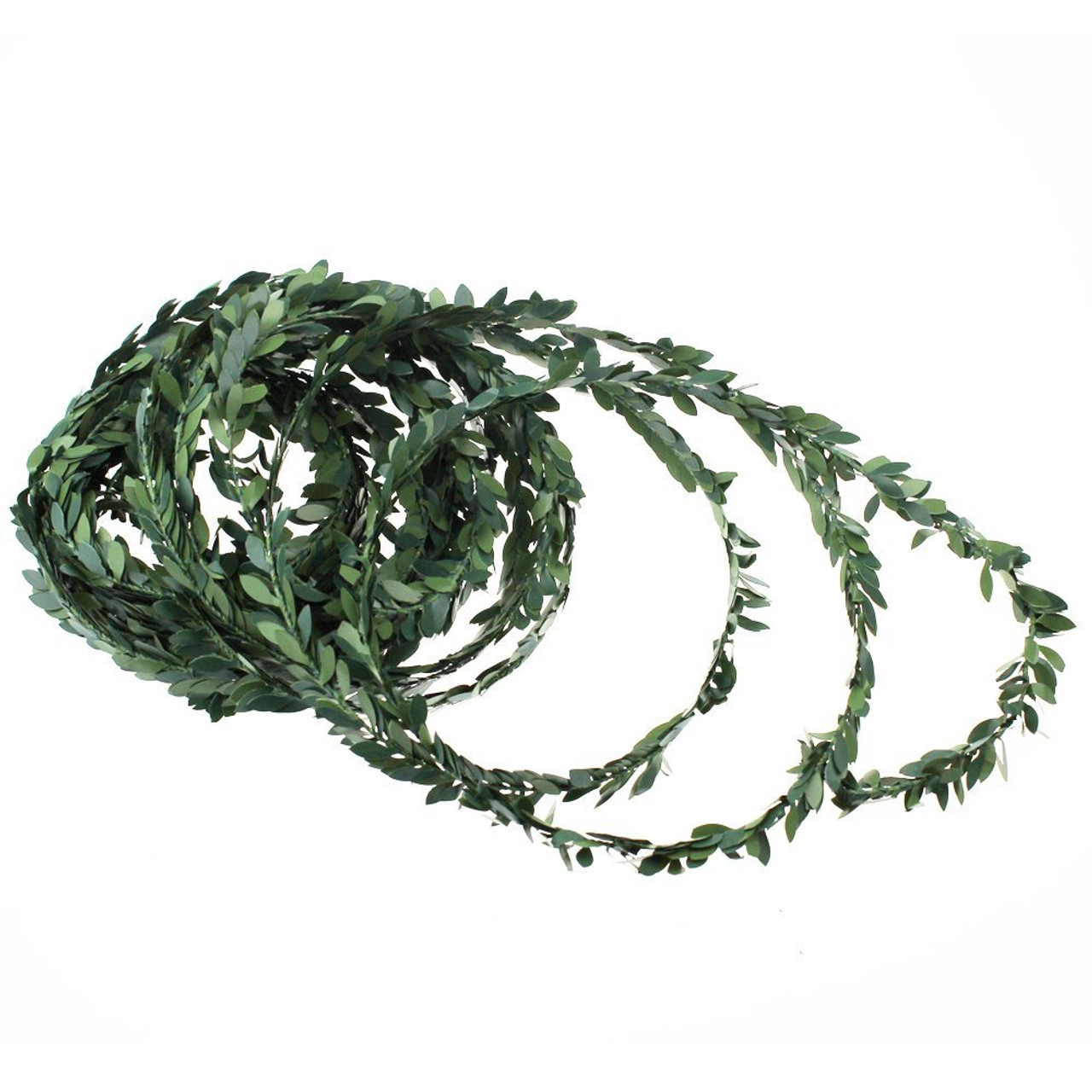 LJY 32.8 Yards Artificial Ivy Garland Foliage Green Leaves Fake Vine for  Wedding Party Ceremony DIY Headbands