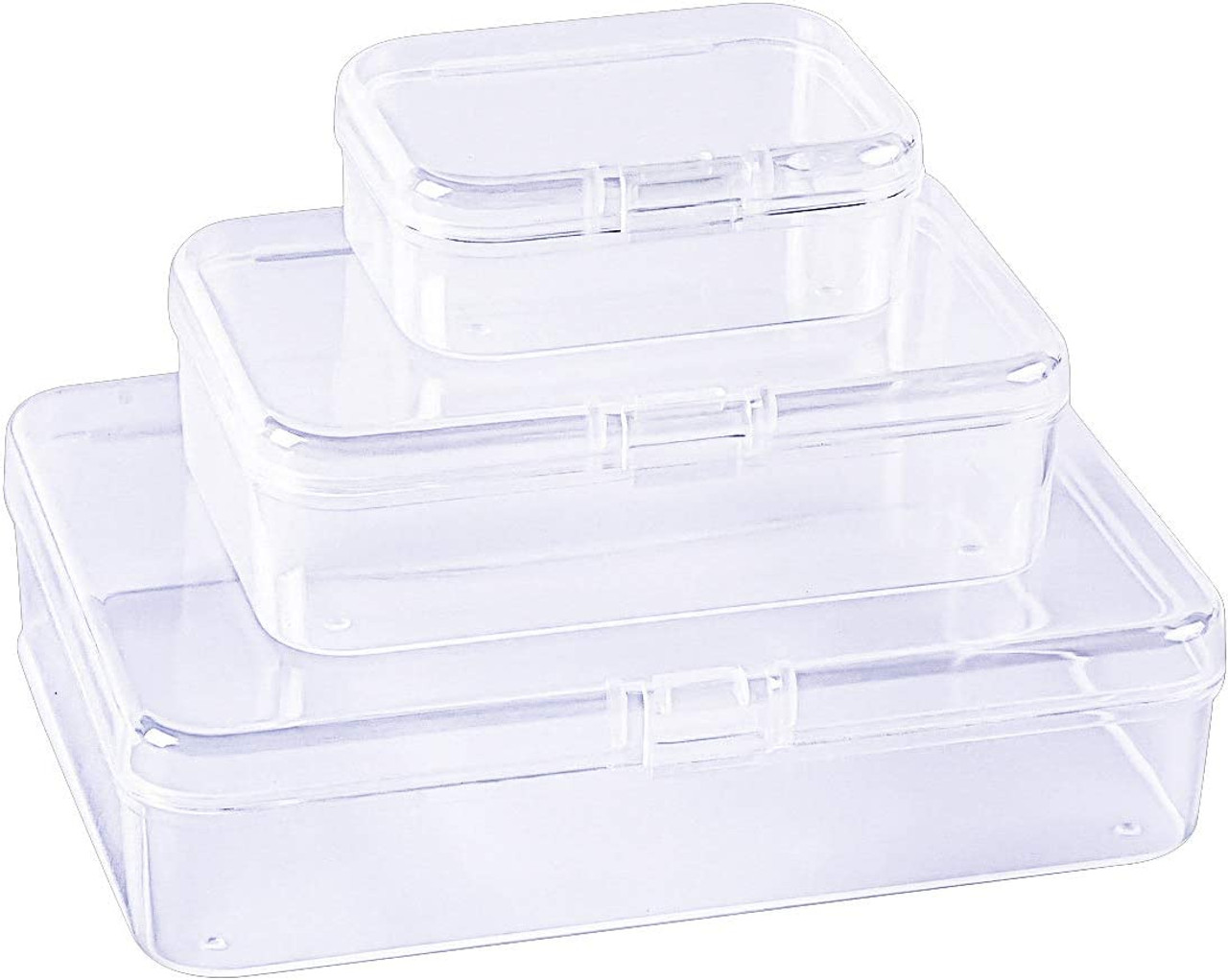 Mixed Size Rectangular Empty Mini Plastic Storage Containers - Temu