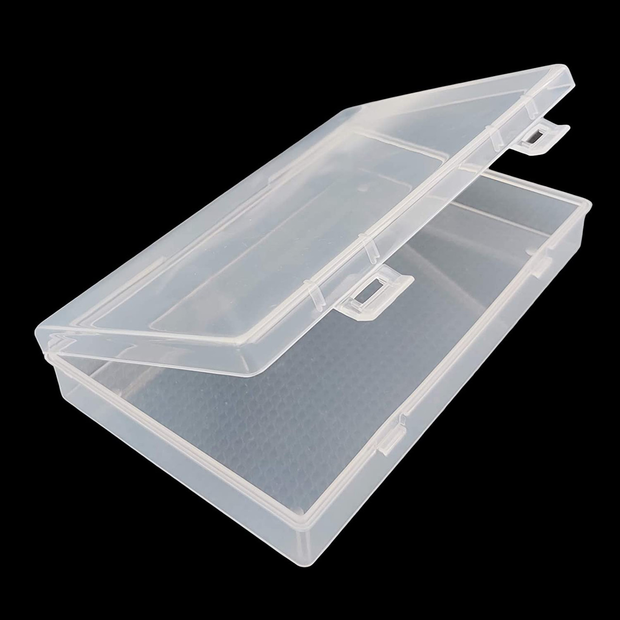 LJY 6 Pieces Rectangular Empty Mini Clear Plastic Organizer