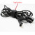 LJY 16-Pack Hook and Loop Straps Nylon Cable Ties Organizer Fastener, 11.8 in x 0.98 in / 30 cm x 2.5 cm, Black