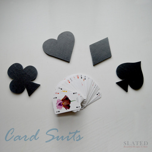 Playing Card Coasters Slated Beautiful Slate Gifts
