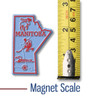 Manitoba Province Magnet by Classic Magnets, Collectible Souvenirs Made in the USA