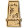 Saskatchewan Province Magnet by Classic Magnets, Collectible Souvenirs Made in the USA