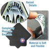 Florida Colorful State Magnet by Classic Magnets, 3.7" x 3.9", Collectible Souvenirs Made in the USA