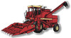 Big Red Combine Tractor Magnet by Classic Magnets, Collectible Souvenirs and Gifts Made in the USA
