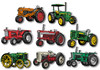 Classic Tractor Magnet Set of 8 by Classic Magnets, Collectible Souvenirs Made in the USA