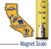 California Small State Magnet by Classic Magnets, 2.1" x 2.5", Collectible Souvenirs Made in the USA