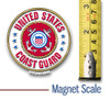 U.S. Coast Guard Seal Magnet by Classic Magnets, Collectible Souvenirs Made in the USA