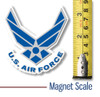 U.S. Air Force Wings & Star Logo Magnet by Classic Magnets, Collectible Souvenirs Made in the USA