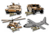 U.S. Army Vehicle Magnet Set by Classic Magnets, 4-Piece Set, Collectible Souvenirs Made in the USA