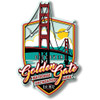 Golden Gate NRA Magnet by Classic Magnets, Discover America Series, Collectible Souvenirs Made in the USA