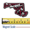 Maryland Premium State Magnet by Classic Magnets, 3.7" x 2.1", Collectible Souvenirs Made in the USA