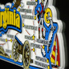 Indiana Jumbo State Magnet by Classic Magnets, Collectible Souvenirs Made in the USA