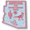 Arizona Six-Piece State Magnet Set by Classic Magnets, Includes 6 Unique Designs, Collectible Souvenirs Made in the USA