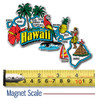 Hawaii Six-Piece State Magnet Set by Classic Magnets, Includes 6 Unique Designs, Collectible Souvenirs Made in the USA