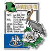 Louisiana Six-Piece State Magnet Set by Classic Magnets, Includes 6 Unique Designs, Collectible Souvenirs Made in the USA
