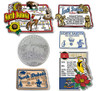 North Dakota Six-Piece State Magnet Set by Classic Magnets, Includes 6 Unique Designs, Collectible Souvenirs Made in the USA