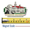 Mount Vernon Magnet by Classic Magnets, Washington D.C. Series, Collectible Souvenirs Made in the USA