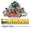 Miami, Florida City Magnet by Classic Magnets, Collectible Souvenirs Made in the USA