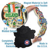United States Jumbo Country Map Magnet by Classic Magnets, Collectible Souvenirs Made in the USA