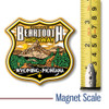 Beartooth Highway Magnet by Classic Magnets, Discover America Series, Collectible Souvenirs Made in the USA