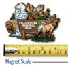 Yellowstone National Park Entrance Sign Magnet by Classic Magnets, Collectible Souvenirs Made in the USA