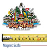 Key West, Florida City Magnet by Classic Magnets, Collectible Souvenirs Made in the USA