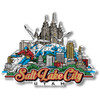 Salt Lake City, Utah City Magnet by Classic Magnets, Collectible Souvenirs Made in the USA