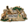 Grand Canyon Set of Three Magnets by Classic Magnets,  Collectible Souvenirs Made in the USA
